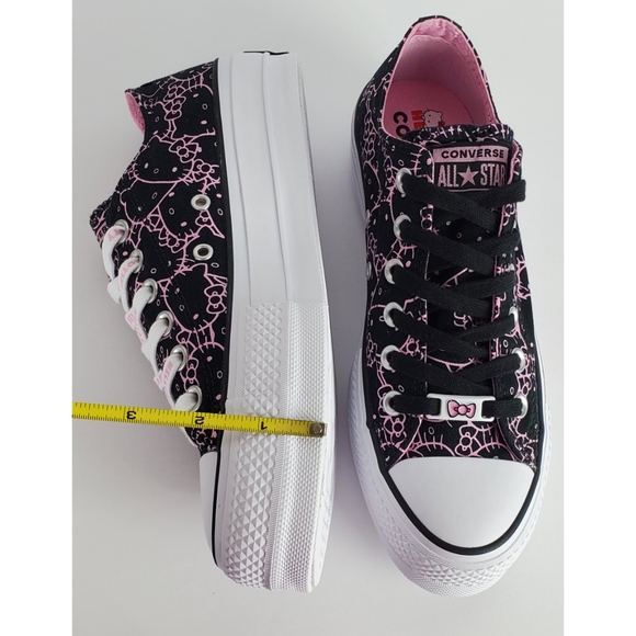 New converse hello kitty print platform low shoes - Picture 12 of 15